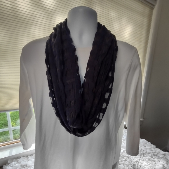 Infinity Scarf, Navy, by Amanda Blu - Picture 2 of 5
